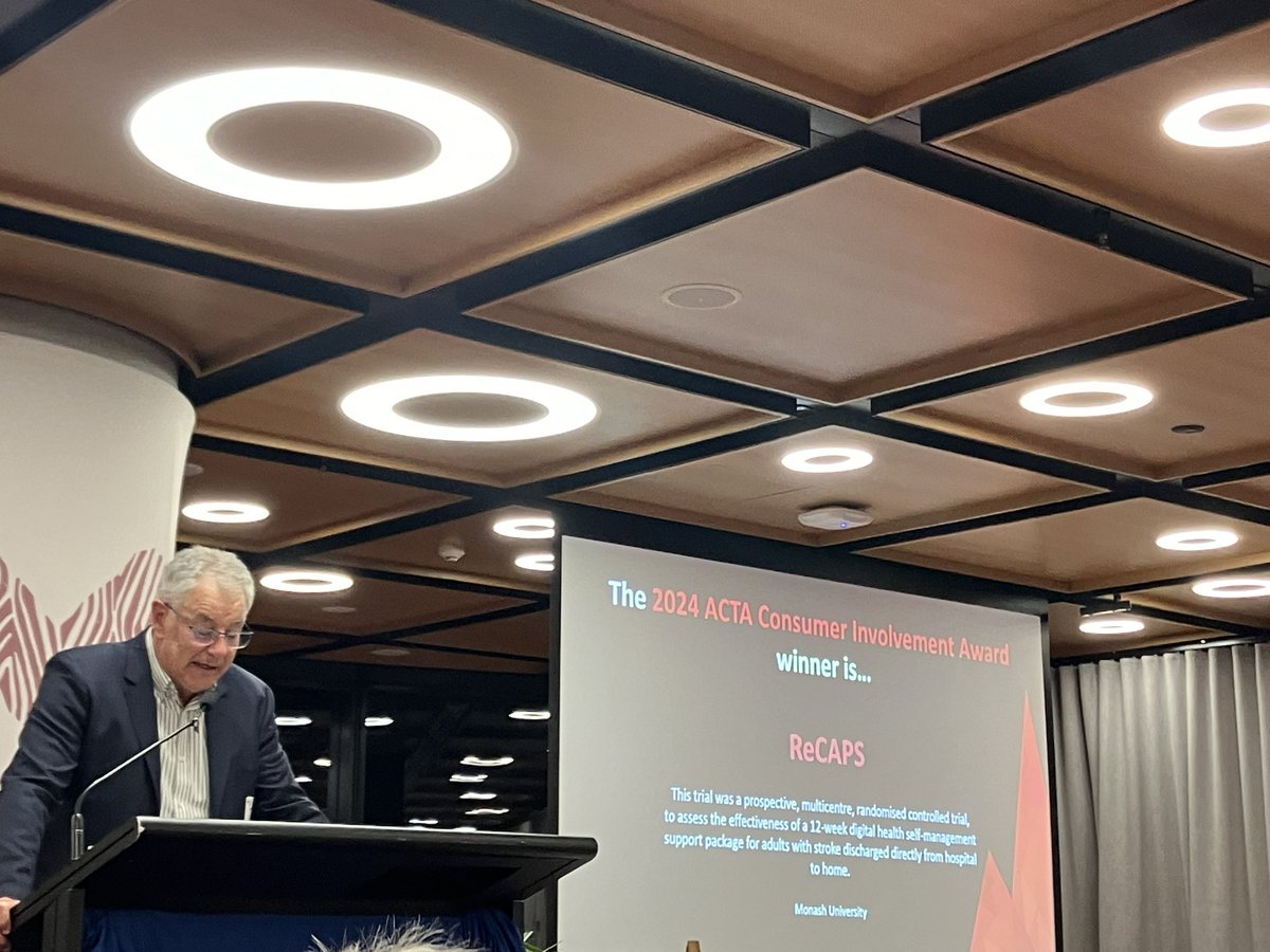 NRI_research's tweet image. Bravo to @DominiqueCad and NRI researchers @NurseResearch for scoping the @ACTA_org Consumer Involvement Award for the ReCAPS trial at last nights Trial of the Year Awards 👏👏 @ACUmedia @SVHSydney #ICTD2024