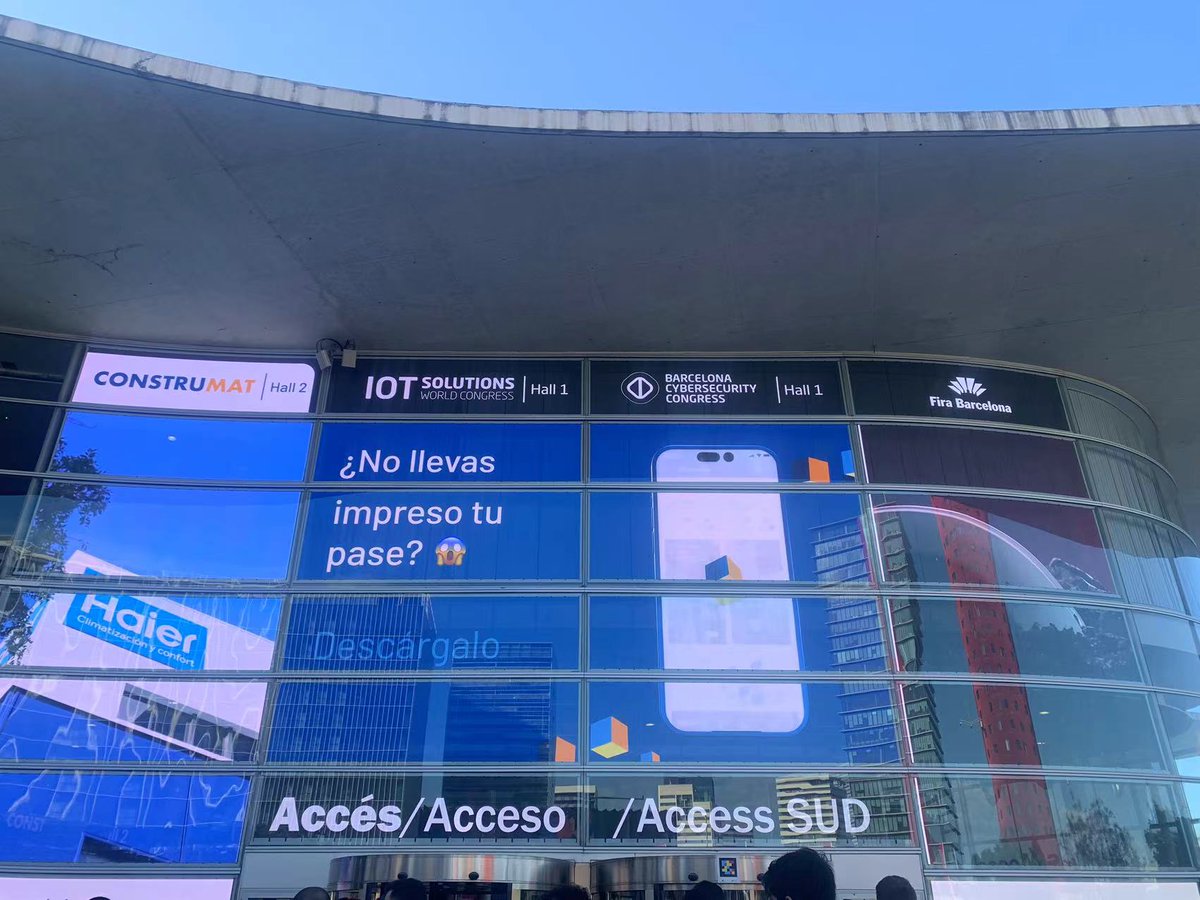 Exciting News! 🌍 HKT Technology Co., Ltd. is at the IoT Solutions World Congress in Barcelona! 🇪🇸 Visit us at booth B20 to discover our latest LoRaWAN innovations. Join us from May 21-23! #IOTSWC #HKT #IoT #LoRaWAN #Barcelona #Technology