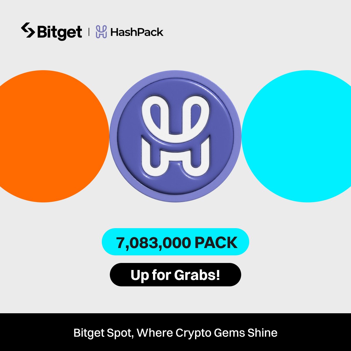 bitget's tweet photo. #Bitget x HashPack: 7,083,000 PACK up for grabs!
To enter:
🔹 Follow @bitgetglobal & @hashpack
🔹 Repost with #PACKlistBitget & tag your friends
🔹 Fill out: https://t.co/u1qyZ3FB72
🔥 Join the event: https://t.co/GuPBvEAKc4