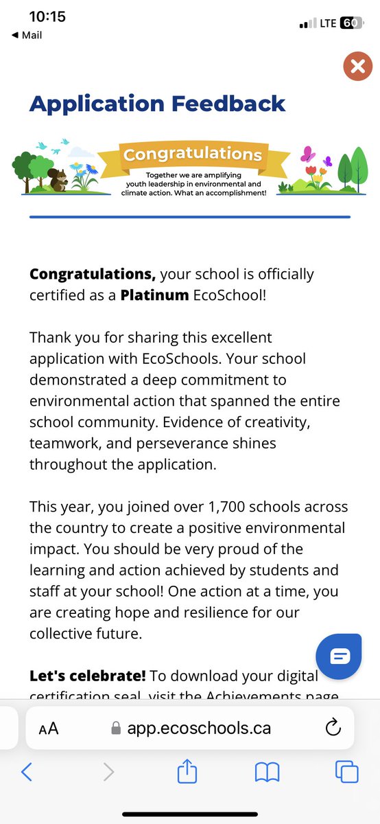We did it!! Thank you to our Eco Team!! @DPCDSBSchools @DP_EcoSchools @EcoSchoolsCAN