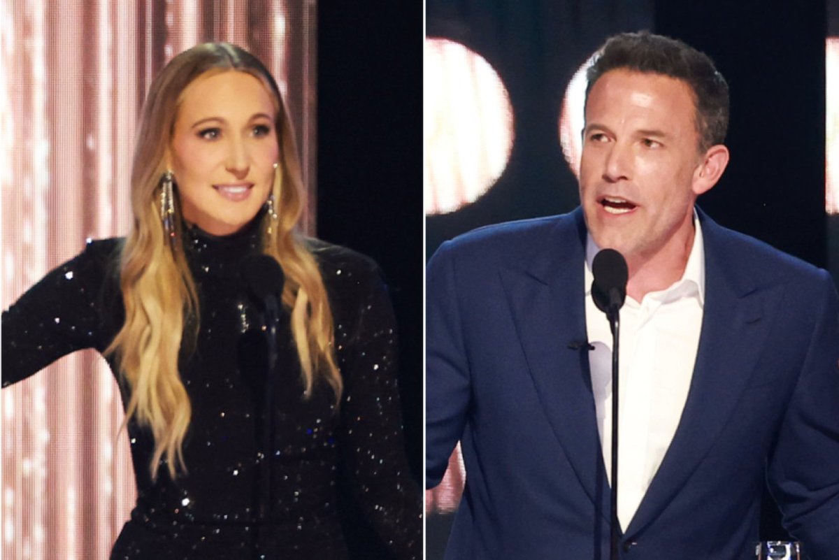 Nikki Glaser rips on Ben Affleck for bombing at the Netflix roast of Tom Brady.

“I haven’t watched it again because I don’t like to watch people bomb. He didn’t prepare. He’s someone who’s famous enough he probably thinks it’s beneath him to do this. Like, ‘I’m just gonna do a