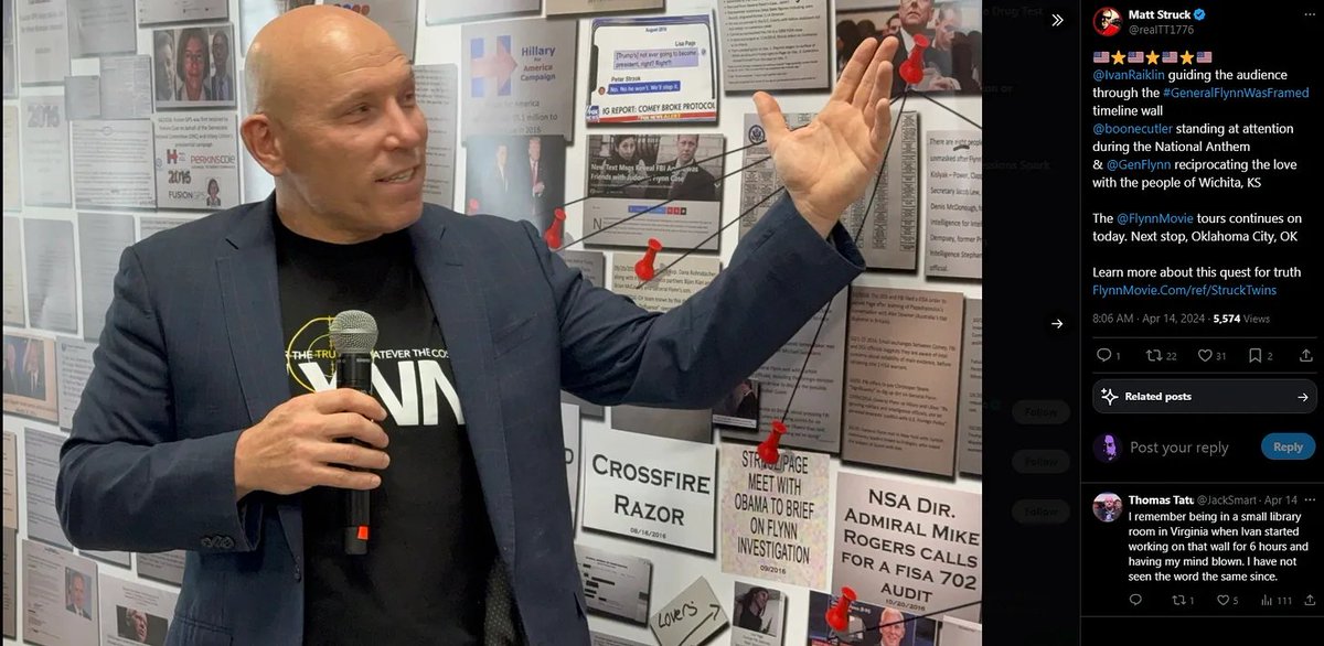 THEDuaneCates's tweet image. Was this just a wild sea story told to a chick reporter during a hearing?

Dunno.

BUT.

When General Flynn, Boone Cutler and just about every Anon and MAGA Media Account boosts it, it doesn’t SEEM to be a LARP.

By the way, I did mention Ivan Raiklin is currently accompanying