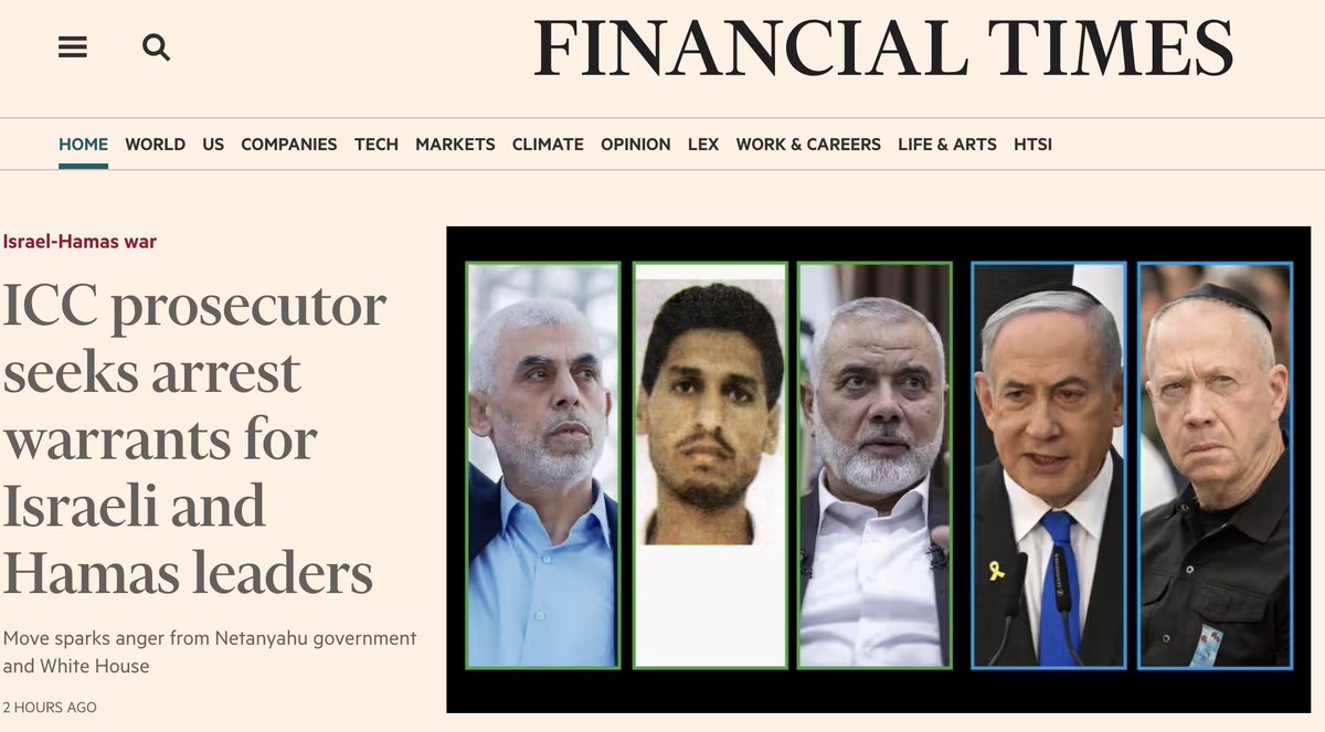 Israel's PM Netanyahu and Minister of defense Gallant are not an orthodox jews. Why did Financial Times work so hard to find a picture of them wearing a kippah/yarmulke for a negative article? 🤔 Seems Antisemitic to me.