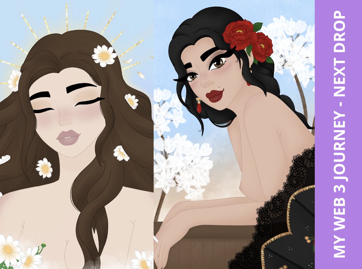 ✨MY WEB 3 JOURNEY - NEW DROP!✨

To celebrate the migration of this collection to my own contract we have a new small drop this week!
"The Peaceful" &amp; "My Roots" will be on auction from Thursday!💜

🚀Auctions will start on Thursday from 7 PM UTC / 3 PM EST till Friday!
You can
