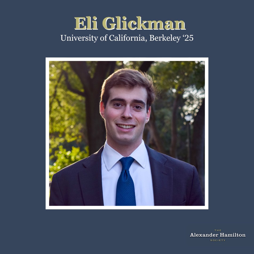 As part of our chapter president spotlight series, we are excited to feature @glickman_eli, the president of the AHS chapter at @UCBerkeley. Thank you for your leadership, Eli! #AHSChapterPresidents