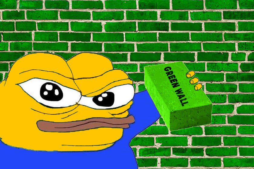 Green walls for #PEPE2 The peoples $PEPE