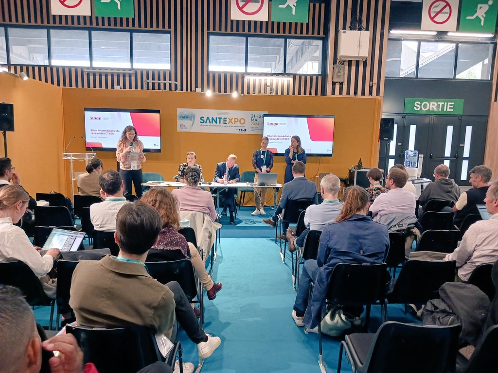 anap_sante's tweet photo. #Santexpo : quel bilan des #CTEES, les Conseillers en transition énergétique et écologique en santé?
L'Anap #dgcs #dgos @Sante_Gouv font un point d'étape sur ce dispositif au service de la #transition écologique en santé🌍 👉 https://t.co/2kSZxa5BwB https://t.co/P5uWFLYxlz