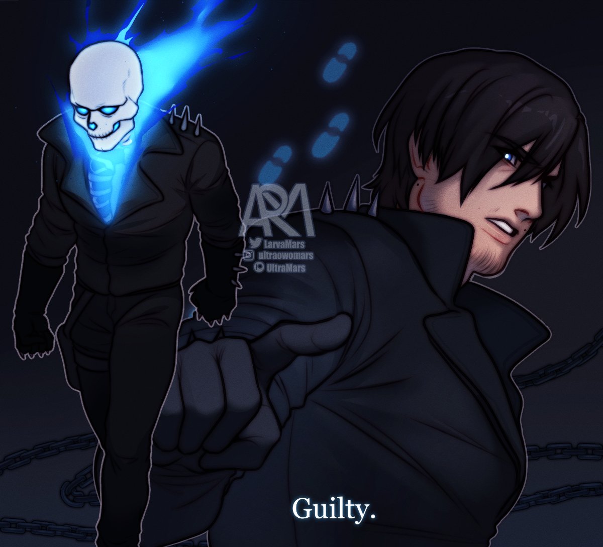 Leon as Ghost Rider?

#LeonKennedy #ResidentEvil #REBHFun