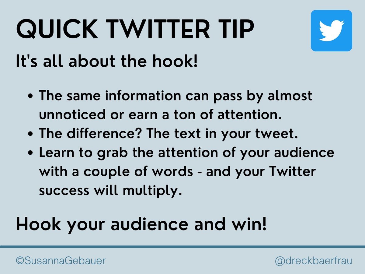 The headlines on news sites are carefully crafted to make you read something that you probably wouldn't have otherwise. Use the same tactic for your tweets - and you will multiply your audience!