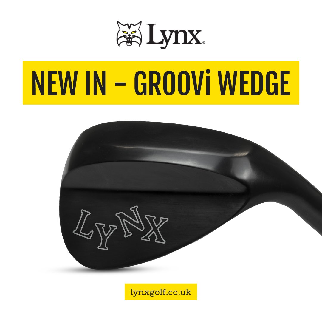 Introducing the GROOVi Wedge!🏌️‍♂️⛳️ Available in 56° and 60°, this wedge is forged from 1020 Carbon Steel with a sleek DLC finish. Elevate your short game for just £99. Featuring the unique GROOVi Lynx logo design. Shop now at lynxgolf.co.uk🔥 #LynxGolf #GROOViWedge