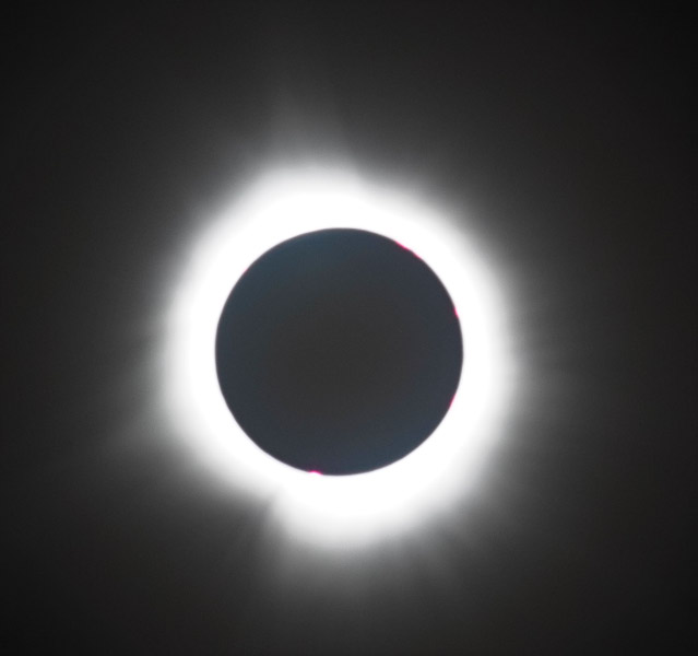 One of our guests captured these great photos of the eclipse. We're so thankful the skies cleared wide open just in time for the totality!