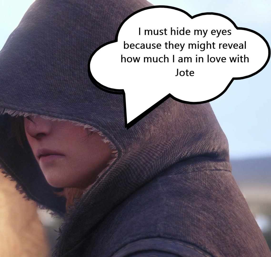 Princess_Farron's tweet photo. So, that's why he was wearing that cloak...
#shuate #undyingflame #jote #JoshuaRosfield #FF16
#jotexjoshua #joshuaxjote https://t.co/5RdTteIBGC