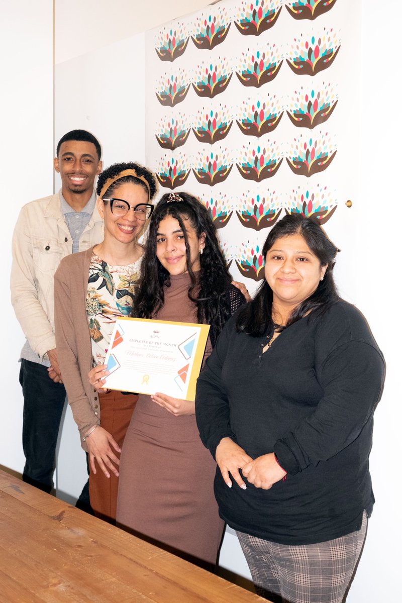 Congratulations to our Employee of the Month for April!🎉

Your hard work and dedication inspire us all. Thank you for going above and beyond!

#EmployeeOfTheMonth #TeamSpirit #Recognition #excellence