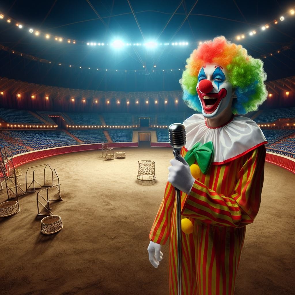 Коли клоун не хоче припиняти свій виступ, єдине, що залишається гладачам - просто піти з цього цирку...