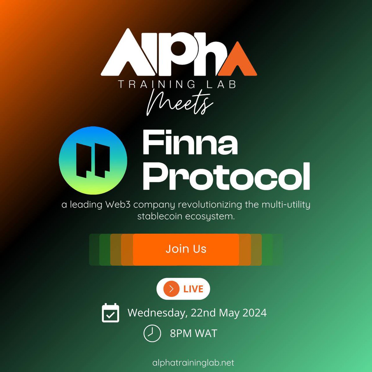 FinnaHQ's tweet photo. Another AMA session coming up! 🚀

Have questions about @FinnaProtocol? Bring it to get answers directly from the team! 🫡

Join us by 8pm tomorrow at the @AlphaTrainingL lecture room. 

Link to the lecture room 👇 https://t.co/8y5TXjc5cM