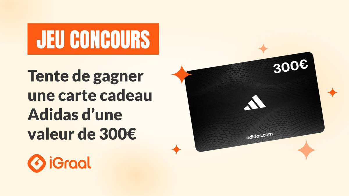 JEU #CONCOURS 🔥

Gagne 300€ de carte cadeau @adidasFR 

Pour jouer ⬇️

▪️ RT 
▪️ Tag 2 personnes
▪️ Follow notre compte  

TAS : 04/06/24