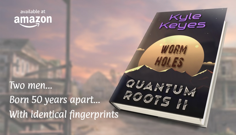 ⚙️ '5⭐ Enthralling science fiction with in-depth knowledge and quantifiable details, this is a series to behold... a well-written shuttle of a ride.' #QuantumRoots #2 WORM HOLES from author @KyleKeyes4 ➡️ Amazon.com/dp/B06XDW91KZ #scifi #humor #action #adventure #mustread