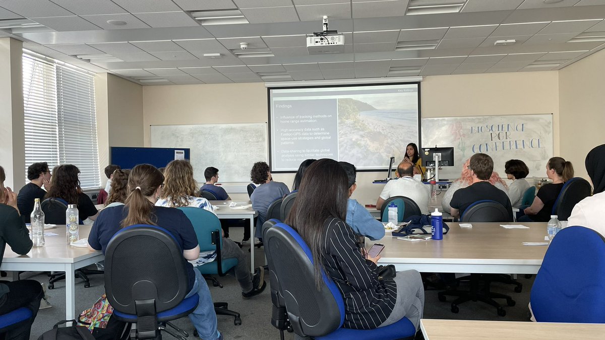 PhD student Nupur Kale explains how tracking technology plus analytical technique may bias space use estimates for sea turtles at our Bioscience PGR conference today