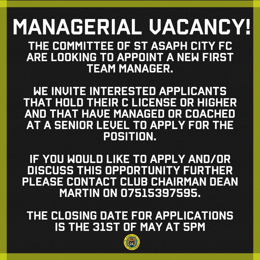 St Asaph City FC (@stasaphfc) on Twitter photo 