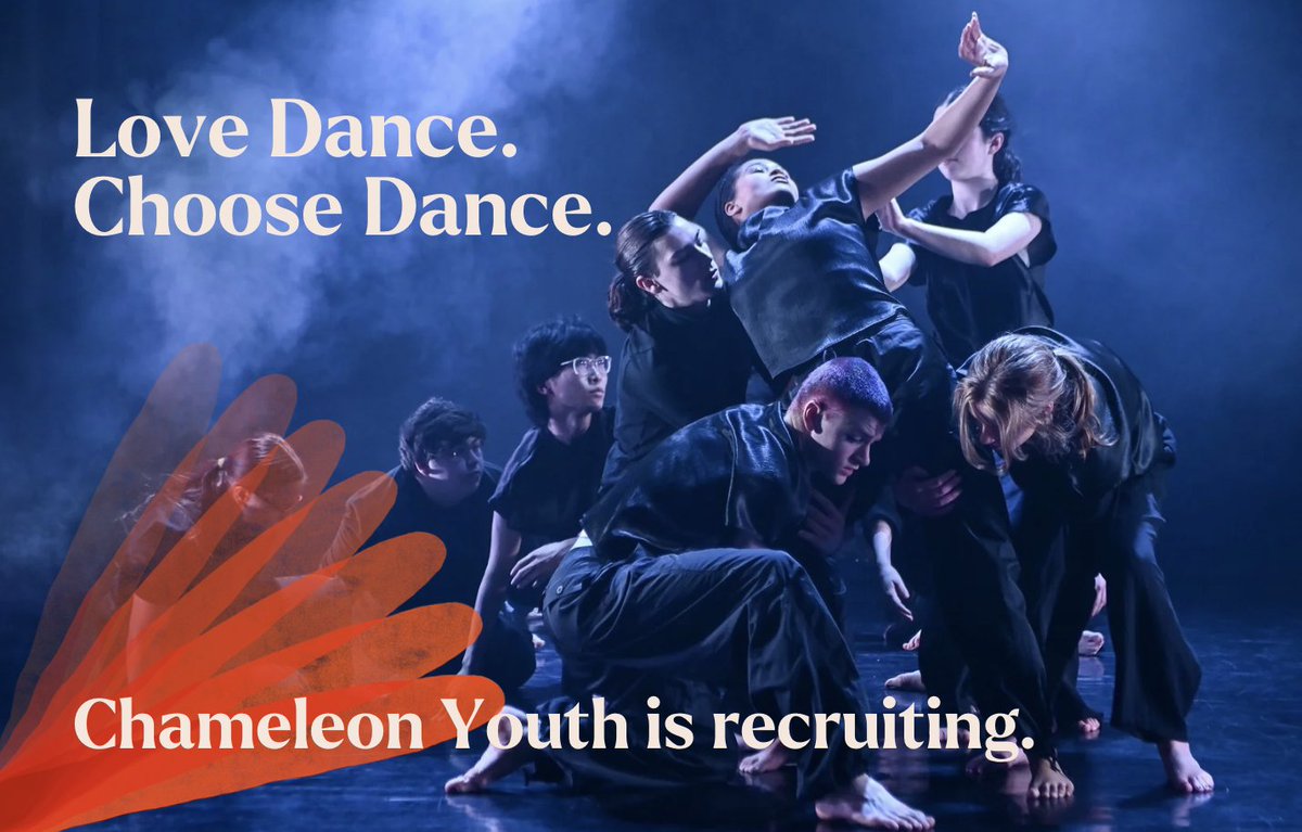Calling young dancers, aged 11-21, who love to dance &amp; choose to dance.

If you're like us and you love...

Discovering new ways to move🕺🏾
The escapism you find through dance💃🏽
Freedom you feel when dancing🕺🏾

Then don't miss the #ChameleonYouth Audition!
shorturl.at/sxcCF