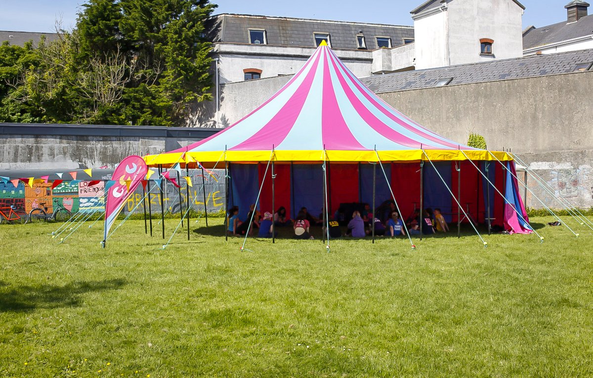 This Sunday, @galwaycircus will host a free, family-friendly day of circus activities for all ages in Father Burke Park in @galwayswestend as part of its annual Mayhem Youth Circus Festival 🎪🤹‍♀️🎭 Find out more here: thisisgalway.ie/event/circus-i…
