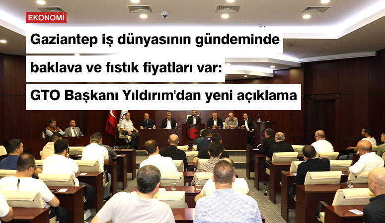 yaringzt's tweet photo. 📌 #Gaziantep iş dünyasının gündeminde baklava ve fıstık fiyatları var: GTO Başkanı Yıldırım'dan yeni açıklama

https://t.co/3LavJyGZIw

@GaziantepTO @gazianteptb @MTuncayYildirim @mehmetakinci27 https://t.co/0Vsv0B6kGv