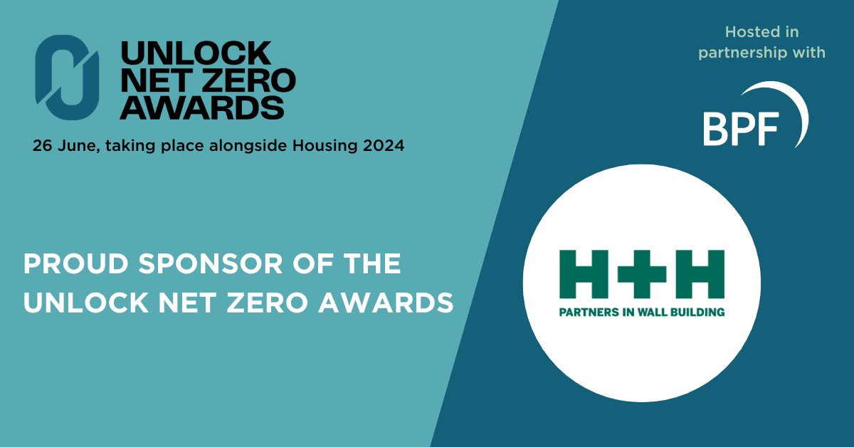 Sponsor announcement! We are delighted to have <a href="/CelconBlocks/">H + H UK Limited</a> on board as one of the #UNZA sponsors.

Book your place at the awards before Friday to benefit from early bird discounts: ow.ly/zyPR50ROMlb