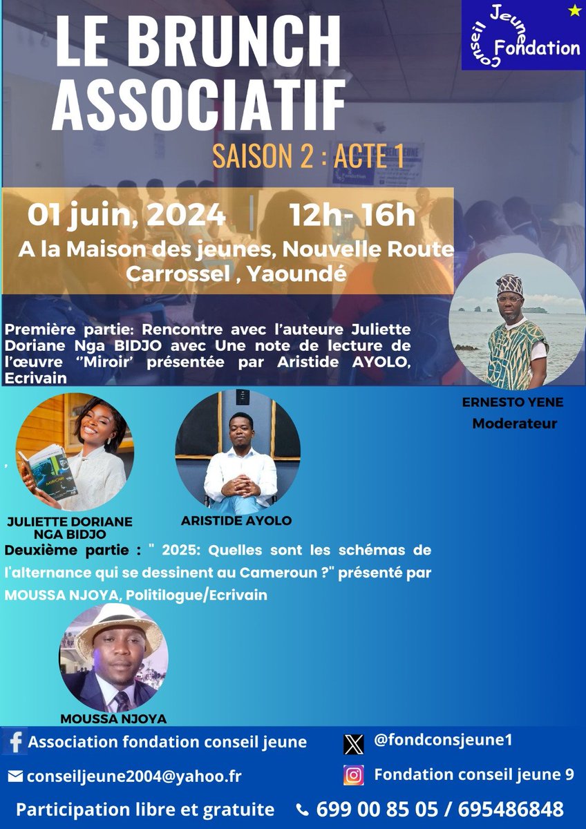 Le brunch associatif fait son grand retour. Venez nombreux