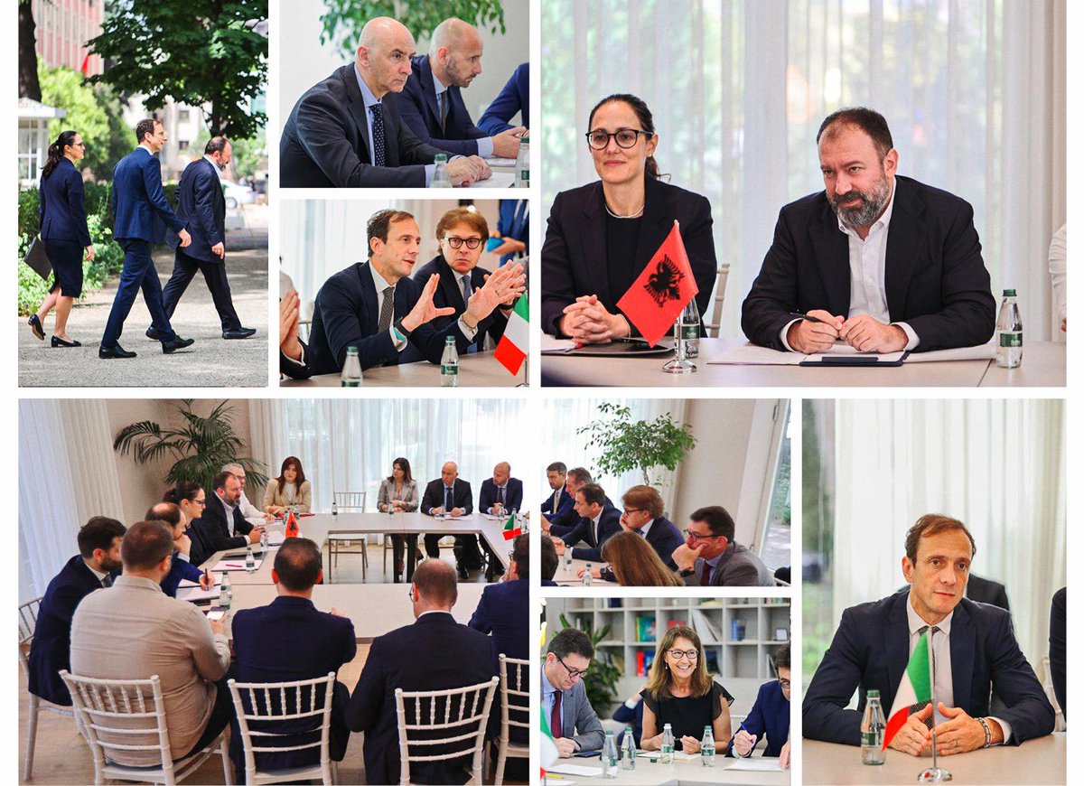 Bashkë me kolegun <a href="/Arbjan/">Arbi Mazniku</a> patëm kënaqësinë të mirëpresim në Shtëpinë e Biznesit z.Massimiliano Fedriga, presidentin e rajonit Friuli Venezia Giulia dhe delegacionin e tij.

Një diskutim i frytshëm për bashkëpunimin 🤝 ekonomik dhe tregtar nëpërmjet Shqipërisë 🇦🇱 dhe rajonit të