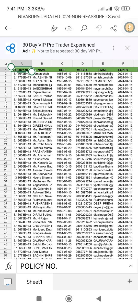 fiverr.com/s/jxN4rv

Services that I offer
Data Entry
Copy Paste Work
Web Research
Product Listing
Lead Generation
Business Transaction Data Entry
Internet Research
Data Entry from Directories
Data Conversion into Excel
Typing in Excel
Business Card Entry
PDF to Excel
PDF