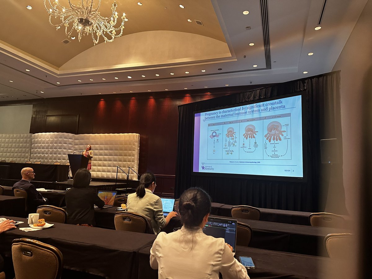 Amazing Key Note by #IlhemMessaoudi on placenta and maternal obesity and opioid exposure in pregnancy <a href="/ASReproImmuno/">ASRI</a> #ASRI2024