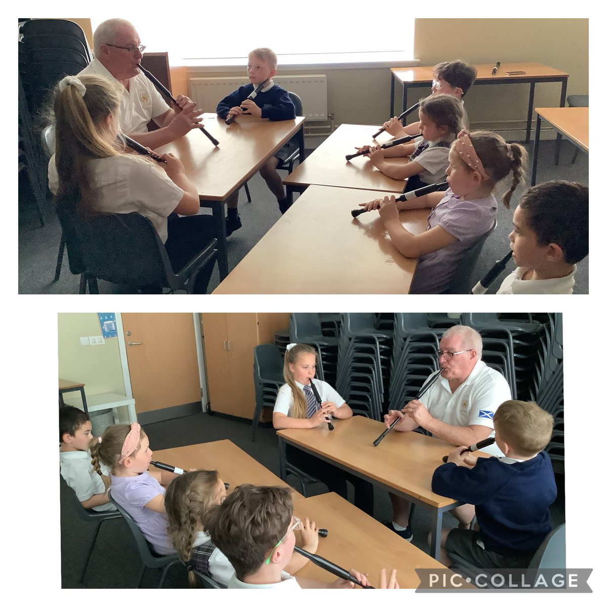 As always the children had a fabulous time with Jim from Cumbernauld Piping.