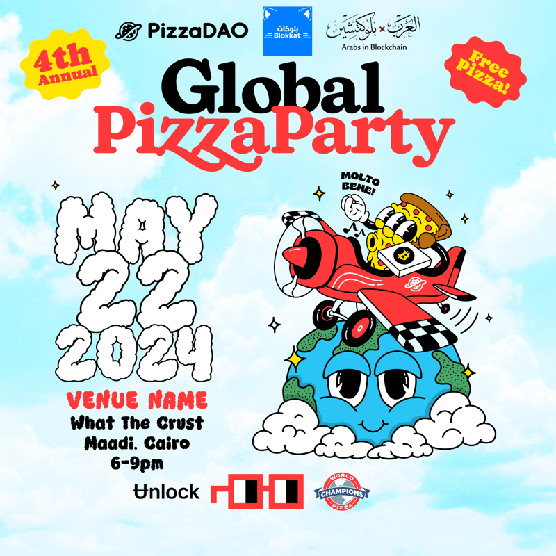 ArabsInBC's tweet photo. Up for PIZZA with some WEB3 Chat in Cairo?🤩🇪🇬🍕🍕🍕🔥

RSVP Bellow 👇🎉 https://t.co/9IxCCOwrux