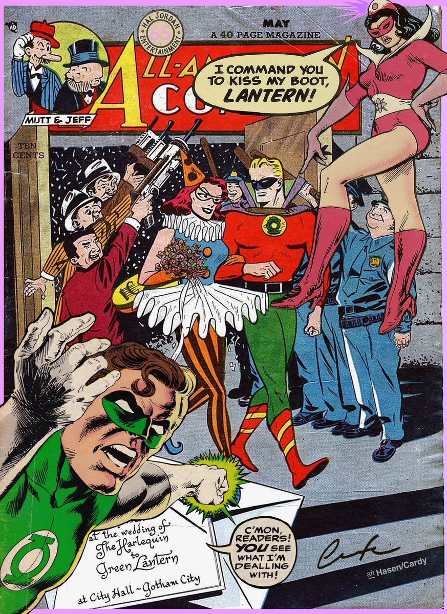 #OnThisDay in 1940 #GreenLantern debuted in #AllAmericanComics #16 #engineer #AlanScott fashions #aPowerfulEmeraldRing from #aMagicLamp by #The80s has #wife #Harlequin #twoSuperKids #Jade #Obsidian 2012 rewrit #GayAndSingle but no #MollyMayne resolve 2019 #DoomsdayClock lynchpin