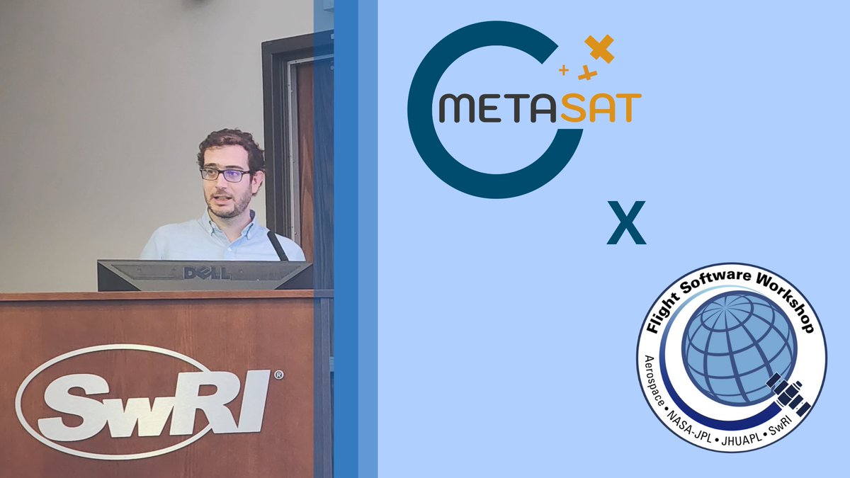 🚀 Excited to share METASAT's successful presentation by <a href="/lkosmid/">Leonidas Kosmidis</a> at the San Antonio <a href="/FSWWorkshop/">Spacecraft Flight SW</a> .
✨ Our project aims to redefine #satellite design, boosting reliability in #space sector.
🧐 To know more about it, you can visit our website: metasat-project.eu