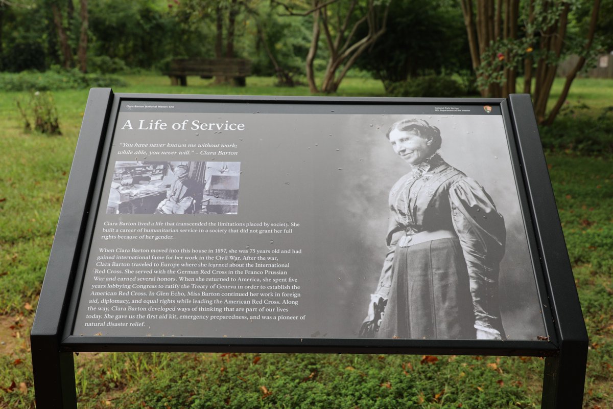 Celebrate #AmericanRedCrossDay by exploring where the founder, Clara Barton, lived…in MoCo! 🏥 #NationalAmericanRedCrossDay #VisitMoCo