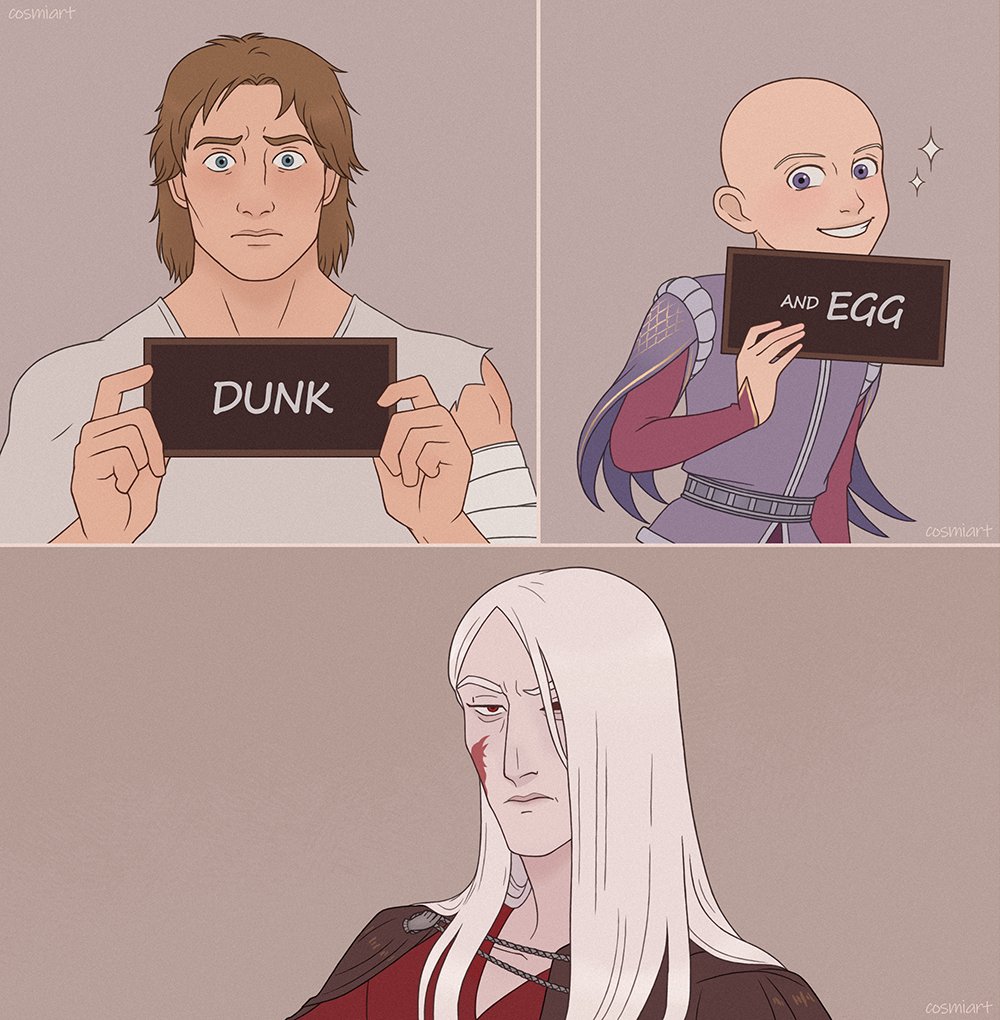 "How is that I come to find my cousin in this nest of adders, ser?"

Dunk &amp; Egg...and Bloodraven #ASOIAF