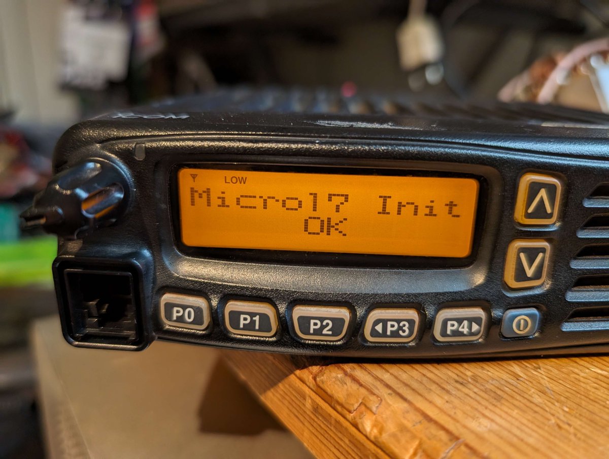 Great news from @Manoel_ON6RF - Micro17 works with the ICOM IC-F5061! Thanks for the update, Mano! ^SP5WWP GitHub: github.com/M17-Project/Mi…
