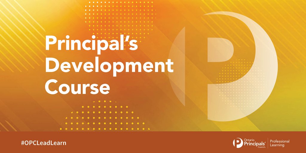 The Principal's Development Course (PDC) is offering Module 1: Principal Legal Duties and Responsibilities and Module 2: Instructional Leadership for School Improvement. Full subsidies are available. Register by May 27. Visit our page for details - principals.ca/en/professiona…