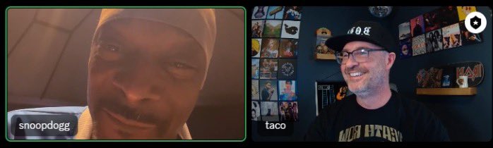 other_taco's tweet photo. Shoutout to @SnoopDogg for stopping by the @GoGalaMusic discord yesterday. 🔥 https://t.co/B9iRWM3nqm