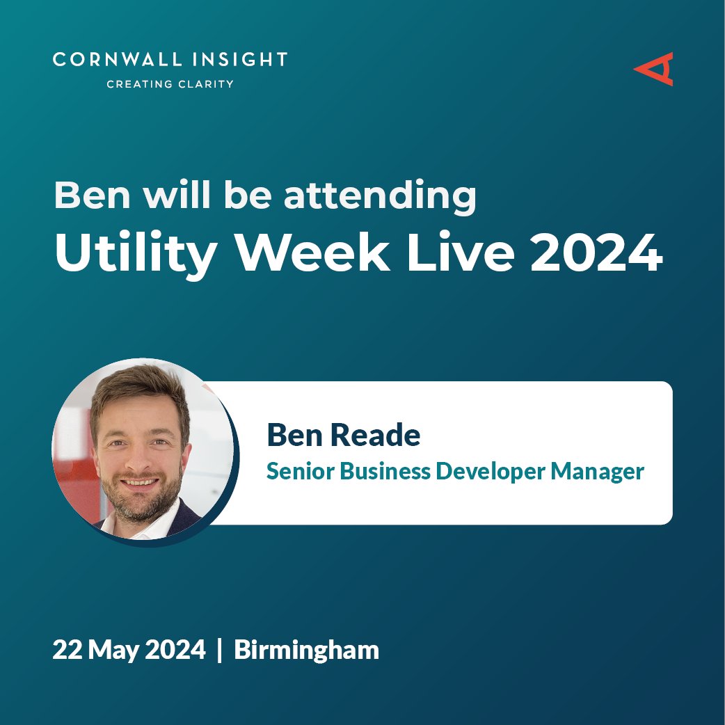 Attending @UtilityWeekLive tomorrow? Our Senior Business Development Manager, Ben Reade, will be there and is looking forward to being part of the conversations shaping the future of utilities and exploring this year's new zones.