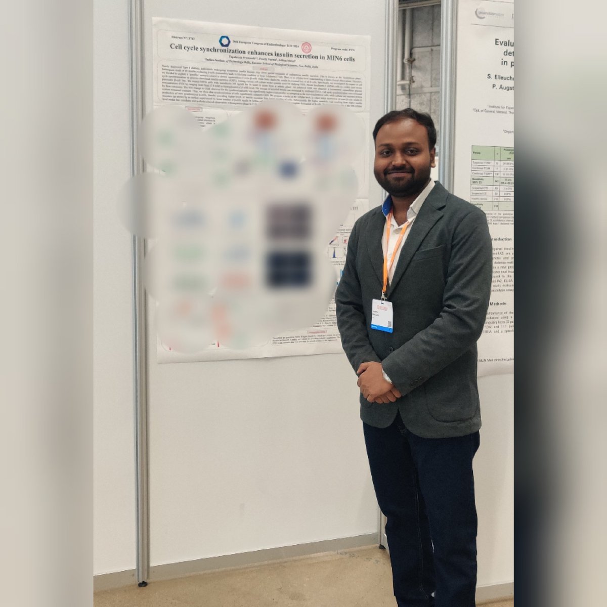 I presented my research work at @ESEndocrinology #ECE2024 on 13th May at Stockholm. It was a fascinating experience. You can read my abstract at endocrine-abstracts.org/ea/0099/ea0099…