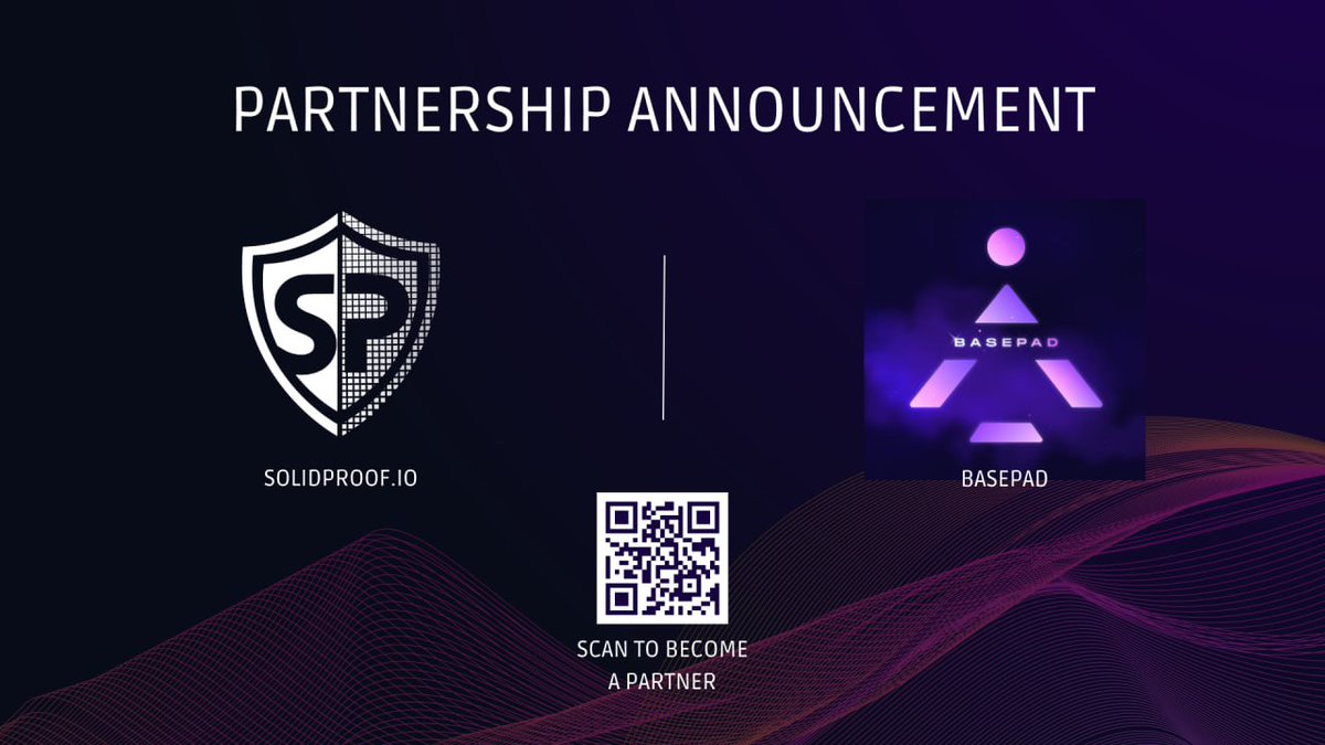 SolidProof_io's tweet photo. We got a new partner here at https://t.co/FopjUO8S2j! 

As security provider, we will take care about audits and Kycs for the projects launching on @baselaunchpad 

Introducing BasePad, the pioneering Launchpad on the BASE Chain, where quality projects meet a thriving community, backed by unparalleled expertise and support.

#securityguard #Audit #Kyc #Development