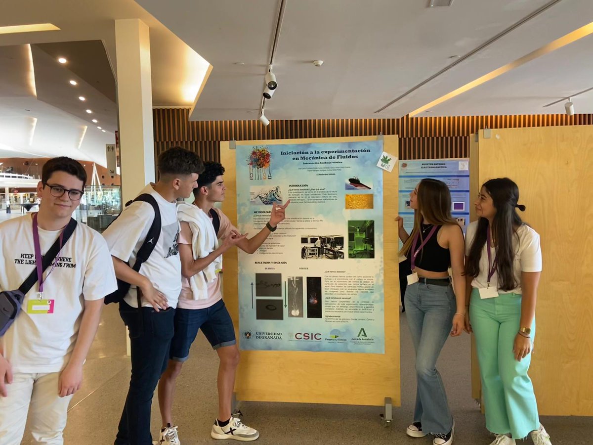 mefluife_ujagr's tweet photo. This morning, #PIIISA congress was celebrated! The students from #IESMediterraneo from Salobreña excellently presented the project developed in our group, both in poster and presentation.  It has been a real gift for us!

PD. A misterious sticker appeared in the poster 😉 https://t.co/LajJOvG3bg