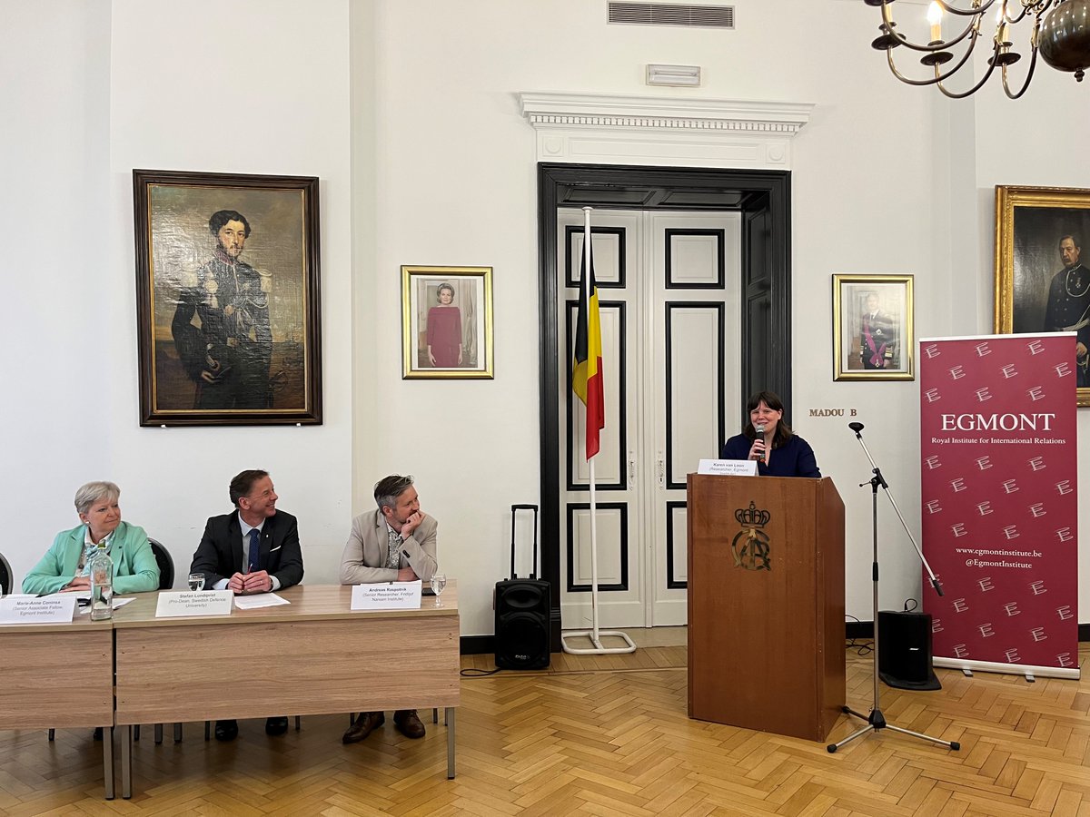 🚨𝗛𝗮𝗽𝗽𝗲𝗻𝗶𝗻𝗴 𝗻𝗼𝘄:  Seminar on geopolitics in the Arctic. 

𝗣𝗮𝗻𝗲𝗹 𝟮: Understanding the Role of the EU. <a href="/EgmontInstitute/">Egmont Institute</a>, <a href="/FniNansen/">Fridtjof Nansen Institute</a> 

𝗦𝗽𝗲𝗮𝗸𝗲𝗿𝘀: Marko Makovec (EEAS), <a href="/MarieAnnConinsx/">Marie-Anne Coninsx</a> (EGMONT), Stefan Lundqvist (SEDU) &amp; Andreas Raspotnik (FNI)