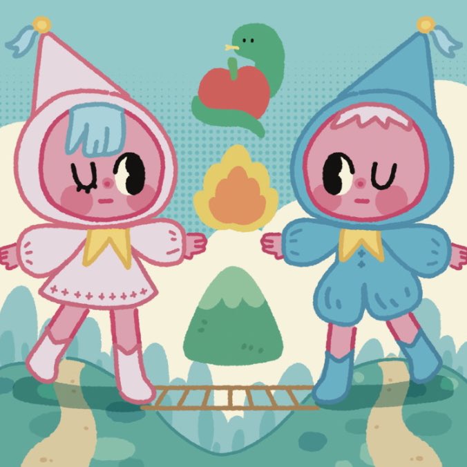 「apple multiple girls」 illustration images(Latest)