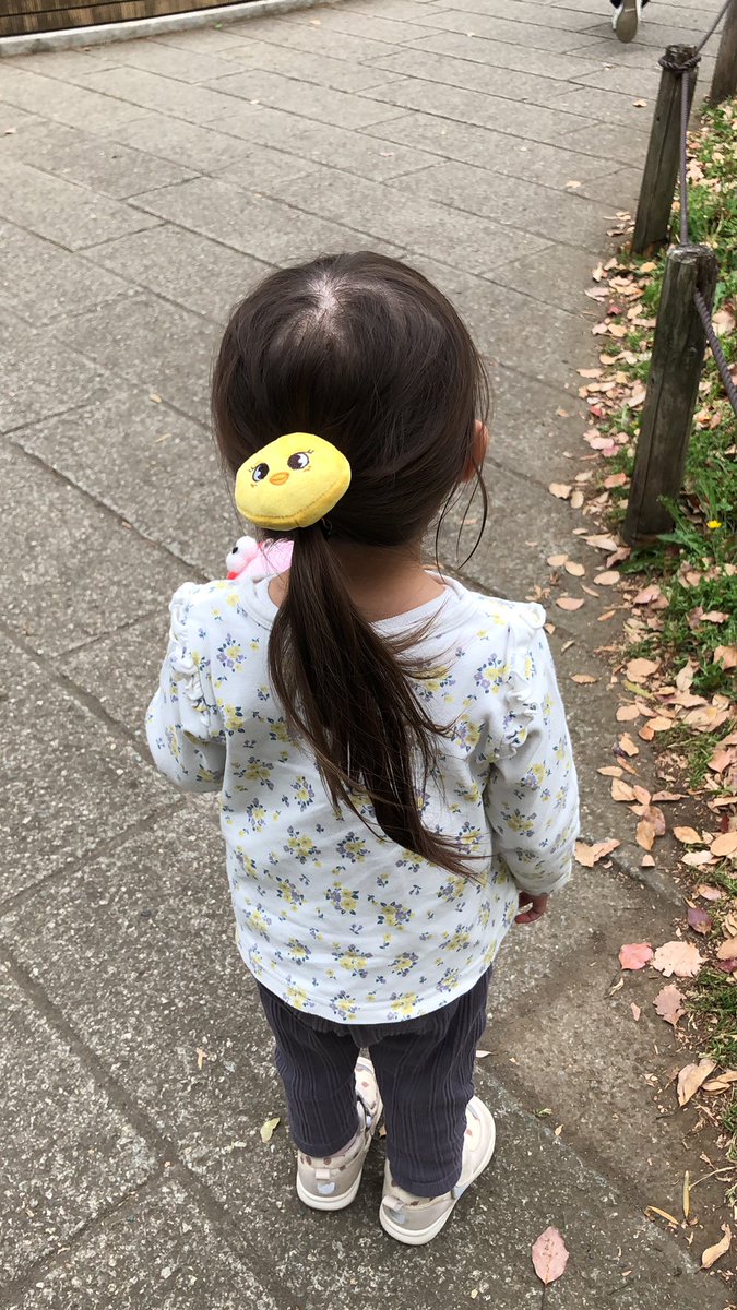 LazureyesCat's tweet photo. 今さらだけど…
4月に夫、娘、私の妹でお出かけした時の写真~📷✨娘がポガリのヘアゴム欲しいと言ったのでまんまと買ってしまった…😂wてことで結んでみたよ☺️🐥（結ぶ時暴れたからぐちゃぐちゃだけどw）
そしてチューリップwith離婚危機🐰🐶🫶🏻私のリビぬいと妹のパピームぬいでパシャリ🌷✨ https://t.co/l8CXvX3vRH
