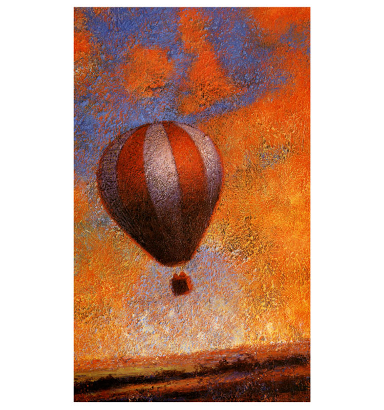 Take to the skies with Mark Edwards' timeless piece.

An older gem from his portfolio that continues to inspire.

Find more of his work on our website:
bit.ly/markedw

#artistpartners #markedwards #artwork #artist #art #design #painter #paint #hotairballoon