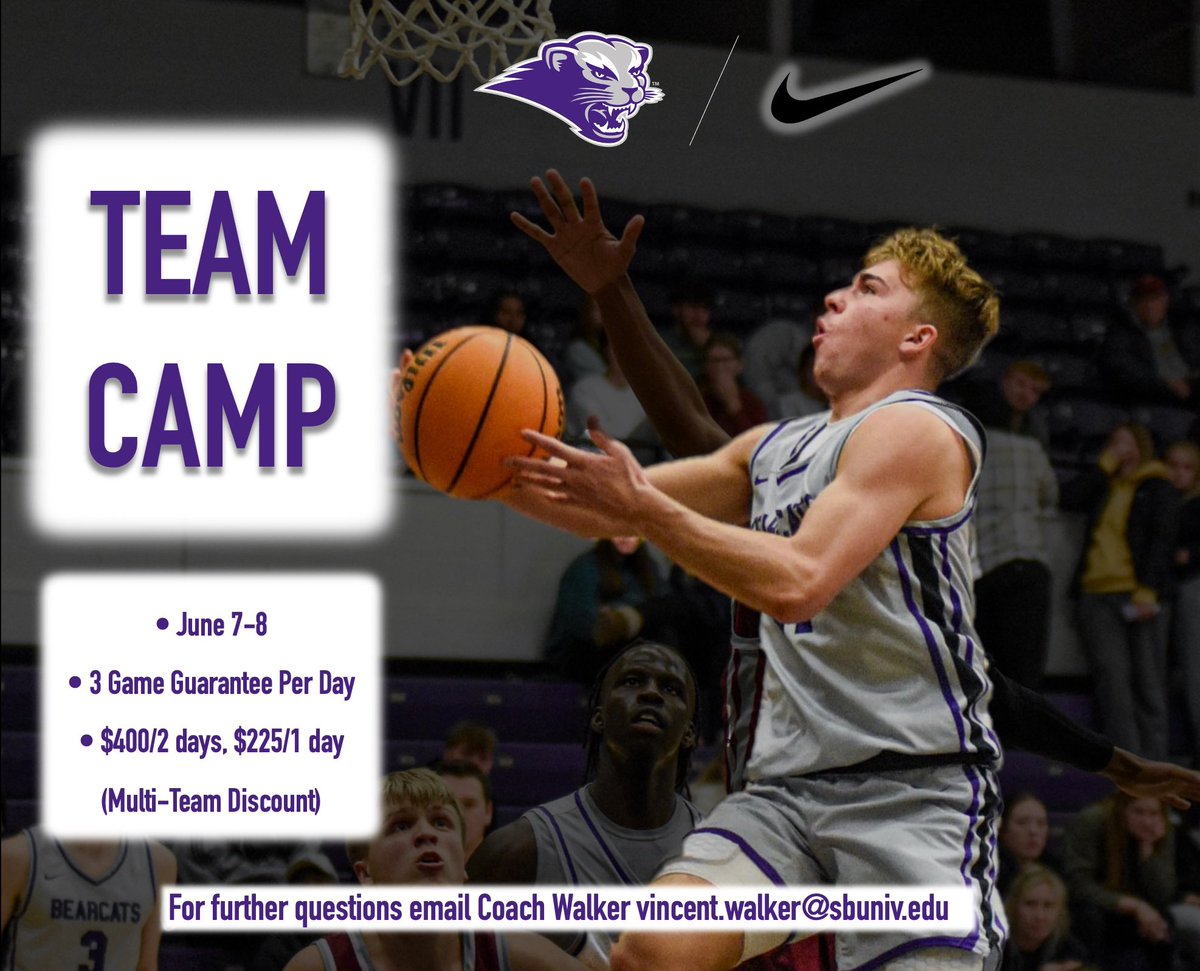 Friday is the LAST DAY to get signed up for team camp! Great opportunity for your team to get better this summer! Email Coach Walker or direct message us for more info on how to get registered.