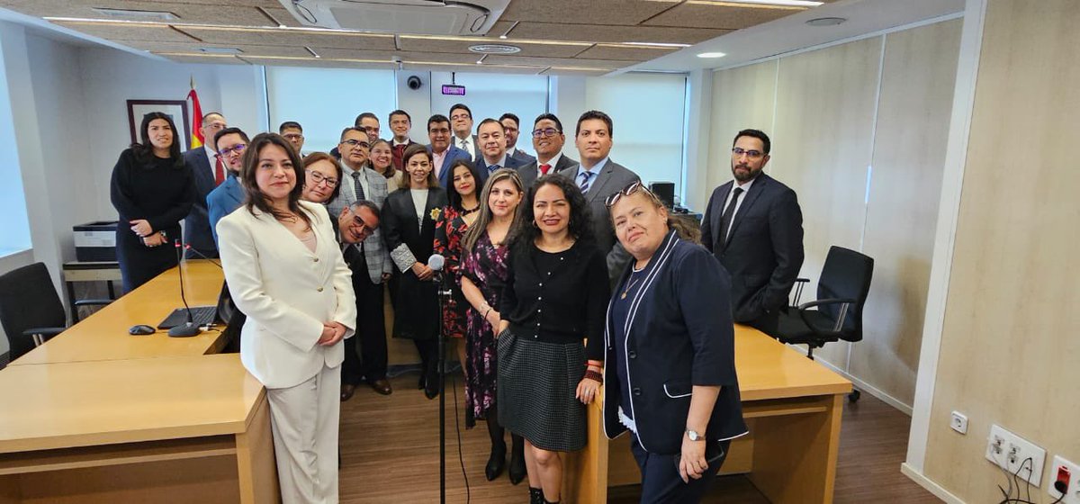 Les comparto que otra actividad que realizamos como primer delegación mexicana previo a las estancias de @OITAmericas @OITMexico fue la visita a Juzgados de lo Social y Sala de lo Social de la Audiencia Nacional en España 🇪🇸